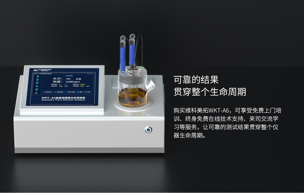 WKT-A6 Karl Fischer Trace Moisture Analyzer Coulometric WKT-A6 Karl Fischer Trace Moisture Analyzer Coulometric