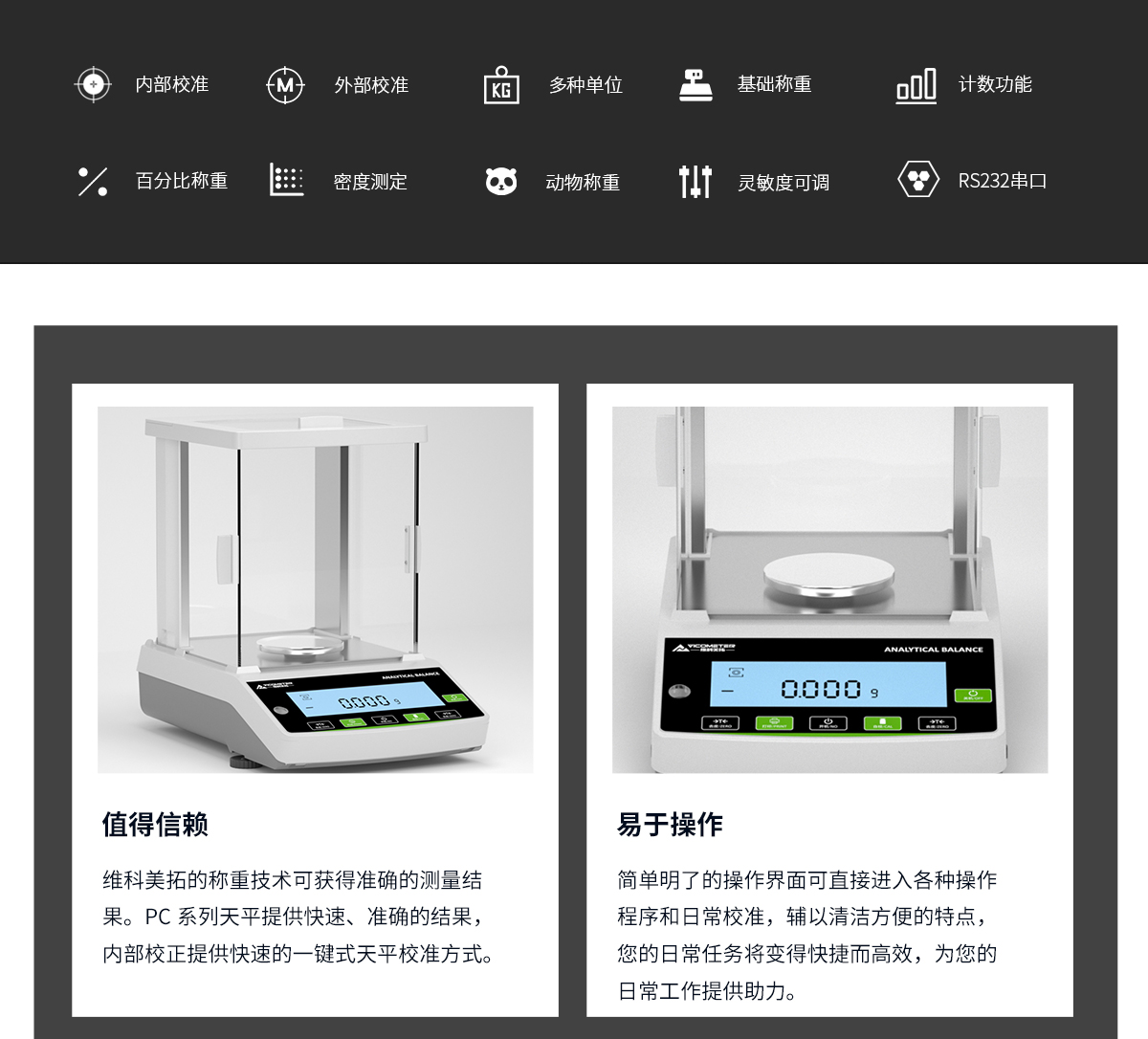 PC Series Electronic Balance PC Series Electronic Balance