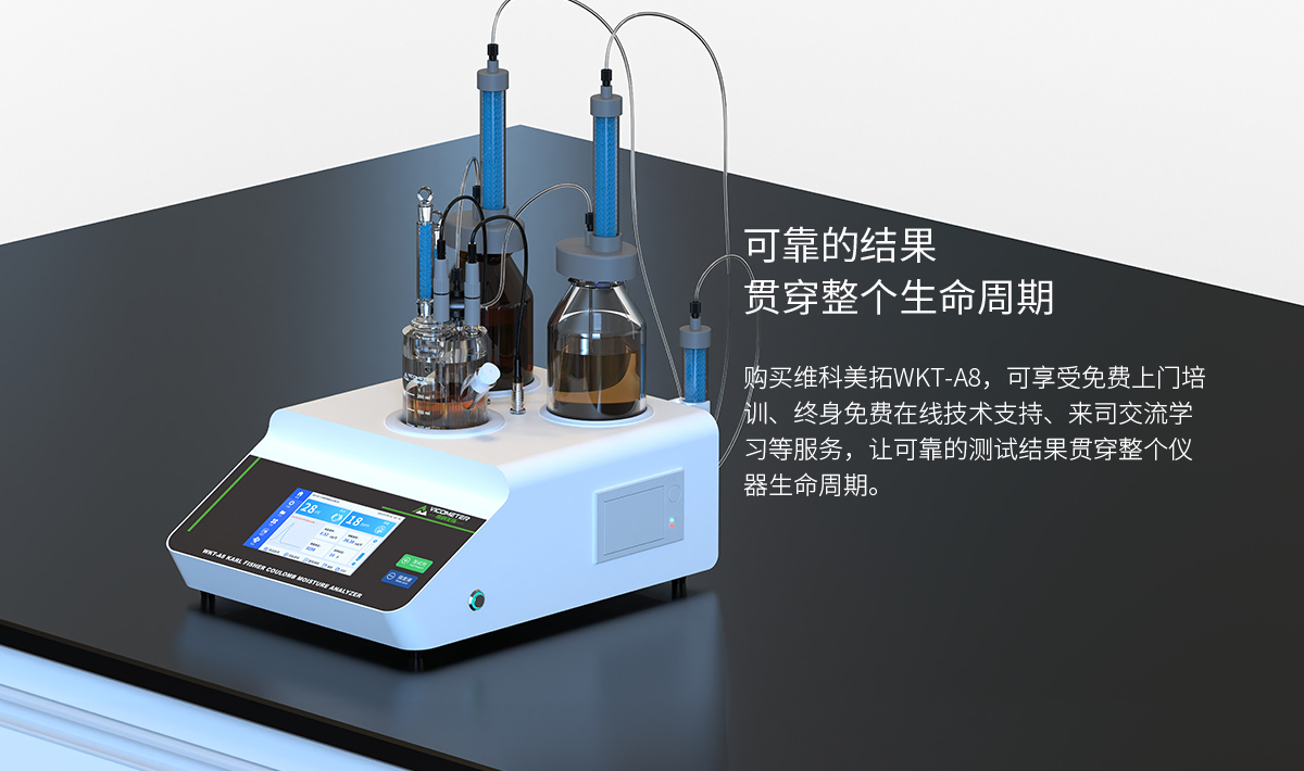 WKT-A8 Automatic Moisture Analyzer Automatic Reagent Exchange WKT-A8 Automatic Moisture Analyzer Automatic Reagent Exchange