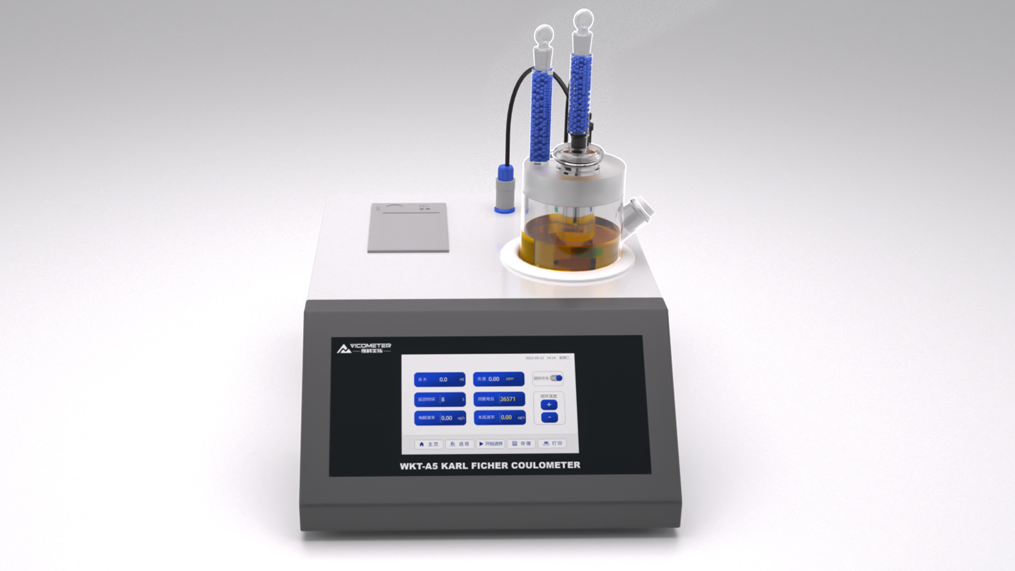 WKT-A5 Karl Fischer Trace Moisture Analyzer Coulometric
